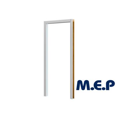 Kit habillage huisserie pour cloison de 70 à 100 mm prépeint blanc - Gedimat - MEP