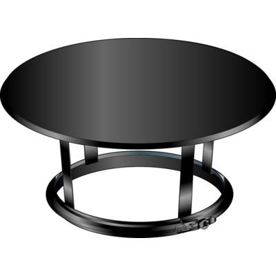 Chapeau Pare-pluie CPI Inox/Inox Ø230 ral Noir mat POUJOULAT - 31999087NOIR - Maxoutil