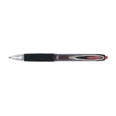 Roller encre gel Signo UMN207 rétractable grip pointe moyenne 0,7mm rouge - Uni-Ball