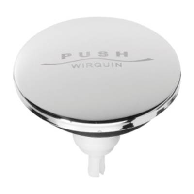 Clapet Quick-Clac pour baignoire - inox - Gedimat - WIRQUIN