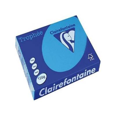 Ramette 250 Feuilles Papier 120g A4 210x297 mm Certifié FSC  Bleu turquoise