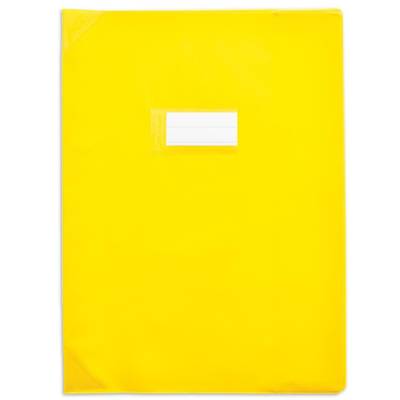 Protège-cahier PVC 150 Strong Line 24x32 cm opaque Jaune