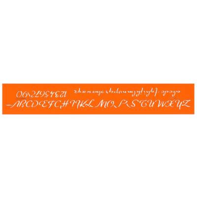 Trace Lettres Calligraph n°15 Matière Biosourcée Orange