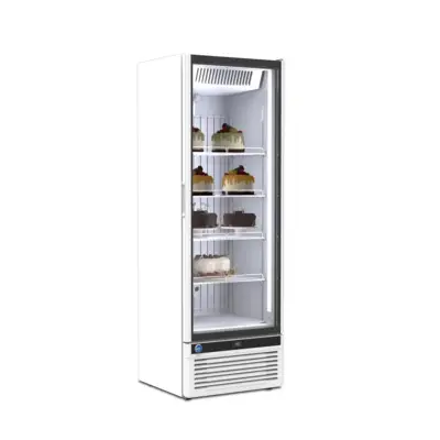 Vitrine verticale froid positif 1P - Sur Roulettes - 9C02081GLEE41 - IARP