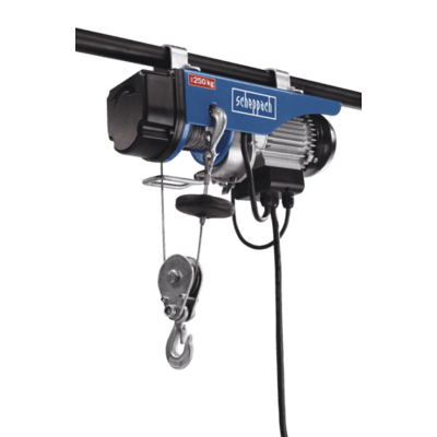Palan électrique HRS250 - 220/240V 50Hz 530W 250kg - SCHEPPACH - 4906904000 - Maxoutil