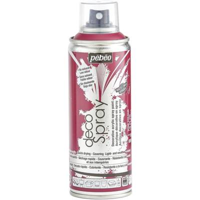 Aérosol 200ml Peinture DécoSpray LIE DE VIN - PÉBÉO