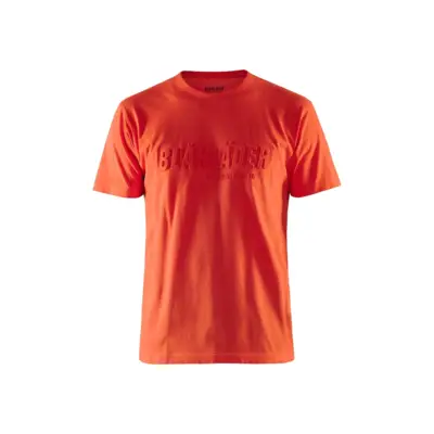 Tee-shirt BLAKLADER Imprimé 3D - 35311042-Orange-S - BLAKLADER WORKWEAR
