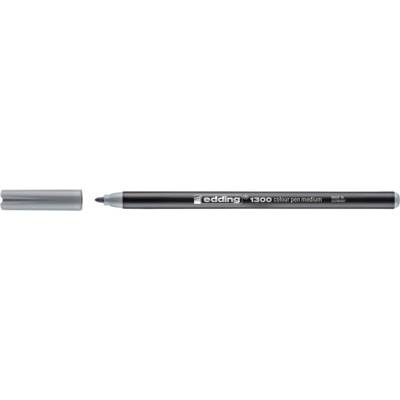 Feutre de Coloriage Moyen 1300 Gris Argent 2 mm - EDDING