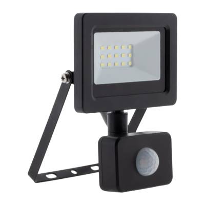 Projecteur LED étanche noir avec détecteur - Gedimat - ELEXITY