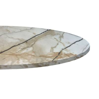 Plateau de table Ø90cm Marbre Calcuta - RestooTab