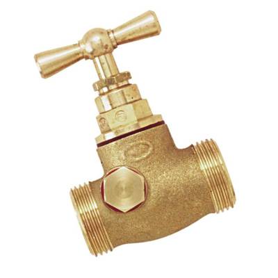 Robinet d'arrêt à purge mâle mâle à visser laiton brut diam.15x21mm en vrac 1 pièce - Gedimat - BOUTTE