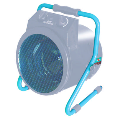 Chauffage soufflant électrique Long.32cm Haut.25cm Ép.36cm 3000W LEMAN - Gedimat