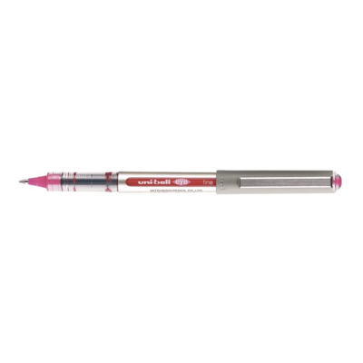 Roller encre liquide EYE UB157 pointe moyenne 0,7mm rose - Uni-Ball