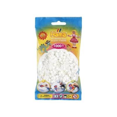 Sachet de 1000 Perles à repasser midi 5 mm Blanc