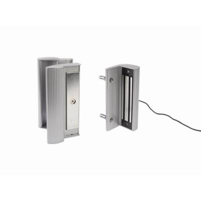 Ventouse électromagnétique 300 kg LOCINOX avec poignée en applique - MAG-3000-ZILV - Maxoutil