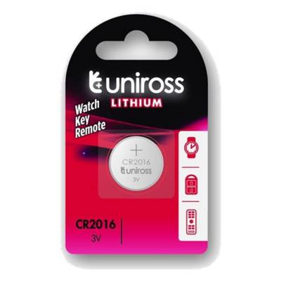 Pack de 1 Pile Lithium CR2016, 3V