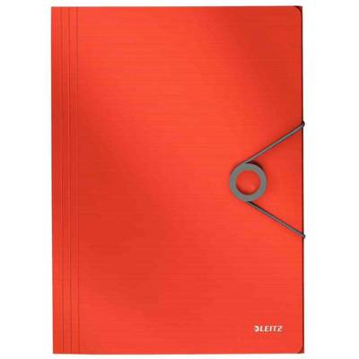 chemise à élastique Solid, A4, pp, rouge clair