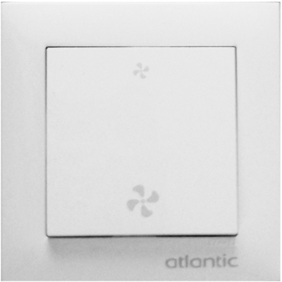 Bouton poussoir universel VMC pour bouches électriques et à pile - ATLANTIC - 420931