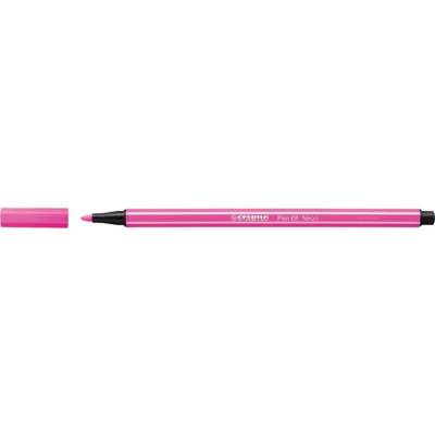 Feutre de Dessin PEN 68 Pte ogive Moyenne 1 mm Rose fluo - STABILO