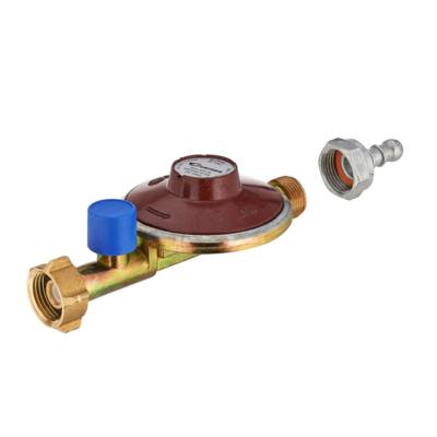 Détendeur à sécurité et tétine - butane 1.3kg/h 28mb - Gedimat - NOYON ET THIEBAULT
