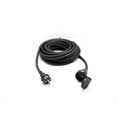 Rallonge extérieur H07RNF 3G2.5 noir 25 m - Gedimat - GAO