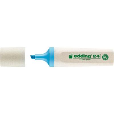Surligneur Ecoline 24 Bleu clair Pointe Biseautée 2-5 mm - EDDING