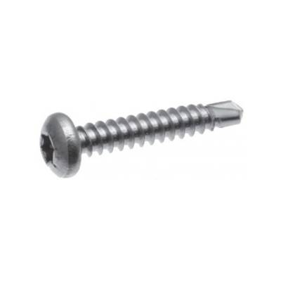 Vis autoperceuse tête cylindrique empreinte TX acier zingué blanc TCX - Ø 4.8 x 38 mm - Boite de 500 - SCELL-IT - TCX48038