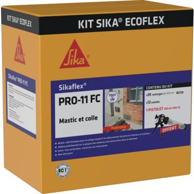 Kit mastic colle à prise rapide PRO 11FC PURFORM marron - Gedimat