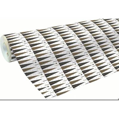 Rouleau Papier Cadeau ALLIANCE 0,7 x 50 m Noël chic sapins - CLAIREFONTAINE