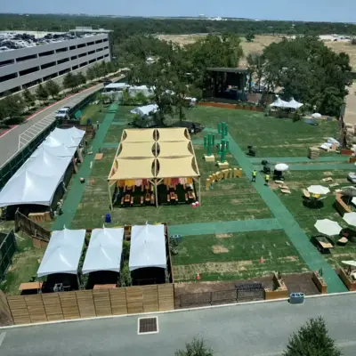 Tapis de renforcement PMR sur gazon GRASSMAT – Fun2Access