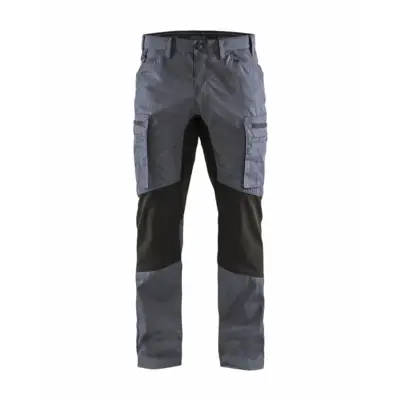 Pantalon maintenance BLAKLADER Stretch T.38 - GRIS CLAIR/NOIR - 145918459499-38 - BLAKLADER WORKWEAR