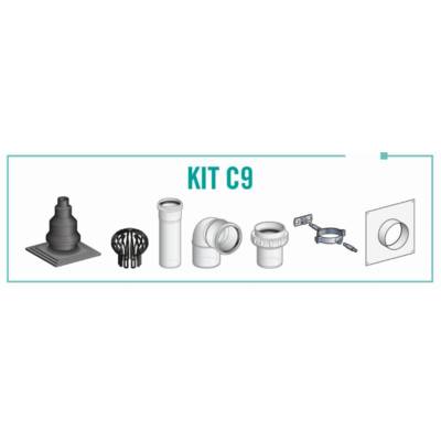 Kit C9 RACC60/100 80PPA Noir KTN C9 60-80PPA POUJOULAT - 27080580 - Maxoutil