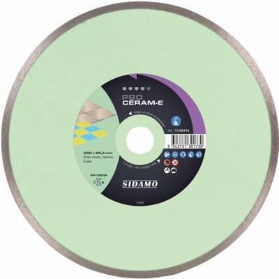 Disque diamant SIDAMO Pro Céram-E - Ø 250 x 25.4 x 8 mm - 11130173 - Maxoutil