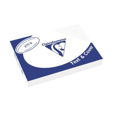 Paquet de 100 Couvertures reliure Text&Cover 270g A4 210x297 mm Blanc