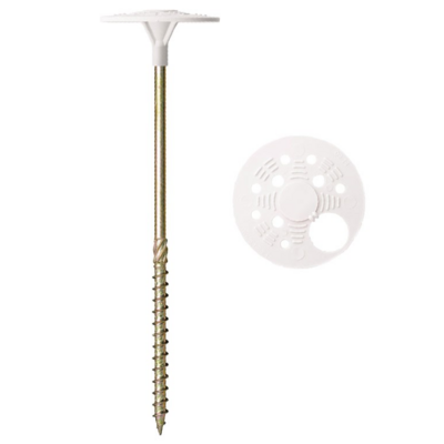 Carton de 100 Rosaces plastique Ø60 mm SCELL IT pour vis à bois - FI60 - Maxoutil