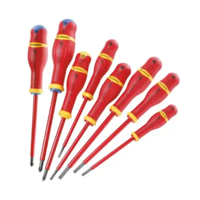 Jeux de 8 tournevis Protwist isolés 1000 Volts FACOM - ATD.J8VE