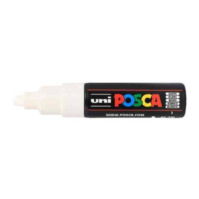 Marqueur pointe large conique PC7M BL Blanc - POSCA