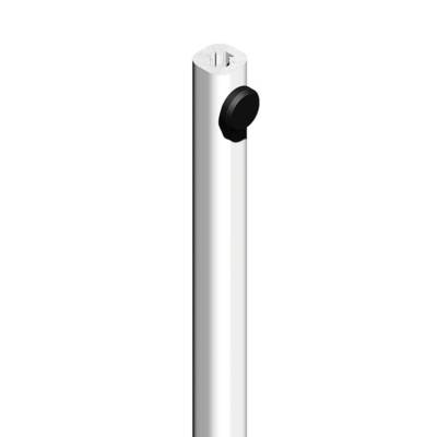 Tringle alu 2500 mm 4 passants CROISEE DS - blanc 9016 - DS6888-785 - LA CROISEE DS
