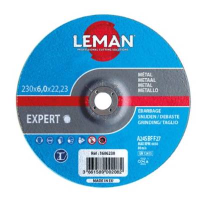 Disque ébarbage métal acier - Gedimat - LEMAN