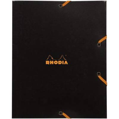 Chemise à élastiques 3 rabats BLACK 24 x 19 cm