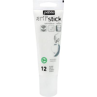 Tube 75ml Arti'Stick Peinture fenêtre repositionnable BLANC - PÉBÉO