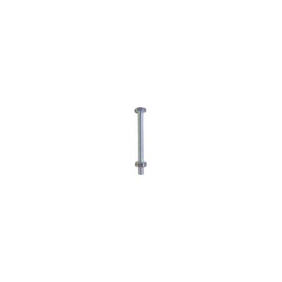 Boulon métal acier zingué tête hexagonale 6 pans diam.12mm long.80mm en boîte plastique de 10 pièces - Gedimat - NORAIL