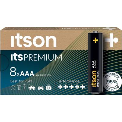 Pack de 8 Piles Alcalines LR03/AAA 1,5V itsPREMIUM