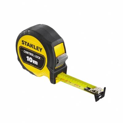 Mesure 10M X 25MM double marquage STANLEY MAGNÉTIQUE CONTROL-LOCK™  - STHT37233-0 - Maxoutil