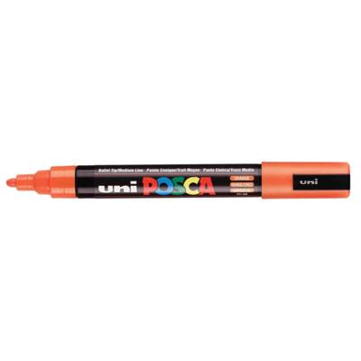 Marqueur pointe conique moyenne pc5m 1,8 - 2,5mm orange foncé - POSCA