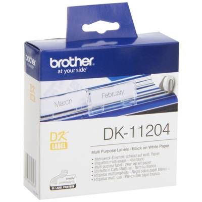DK-11204 Rouleau 4000 Etiquettes Multi-usage 54 x 17mm Blanches