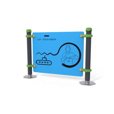 Panneau ludique - Sous-marin - Husson