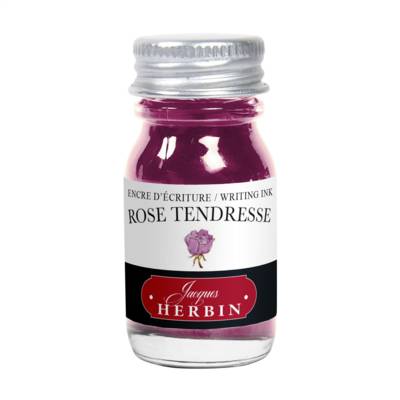 Encre traditionnelle à stylo en flacon 10ml - rose tendresse - HERBIN