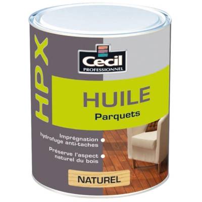 Huile parquet HPX naturel - Gedimat - CECIL PRO