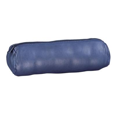 Fourre-tout rond unicolore 22xD6cm - Coloris bleu encre